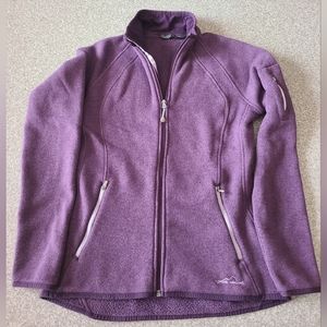Womens eddie bauer full zip sweater medium